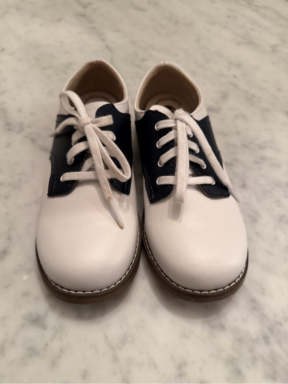 Footmates “Cheer” Navy Saddle Oxfords 13